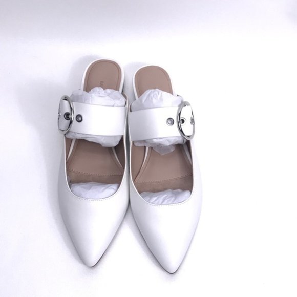 Banana Republic Shoes - Leather Buckle-Strap Mule